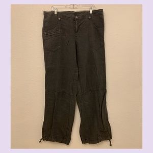 Athleta Full Length 100% Linen Pants